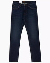 Lee Daren Zip Fly Męskie Spodnie Jeansowe Dark Pool L707DHAN 112331016